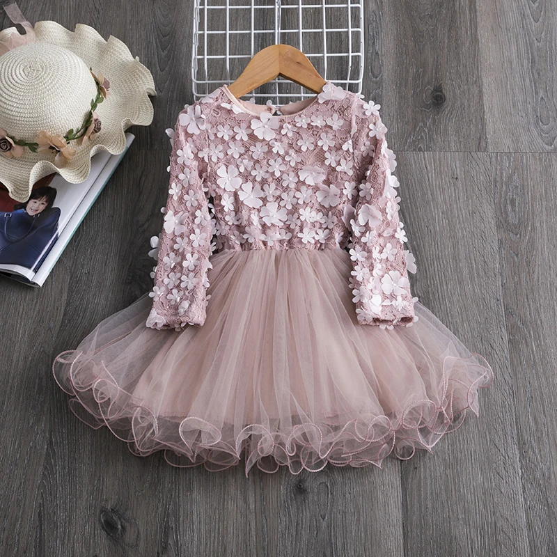 Girls Foral Dress Winter Clothing New Baby Girls Tutu Mesh Vestidos Children Long Sleeve Dress For Girls Party Prom Dress
Girls Foral Dress Winter Clothing New Baby Girls Tutu Mesh Vestidos Children Long Sleeve Dress For Girls Party Prom Dress