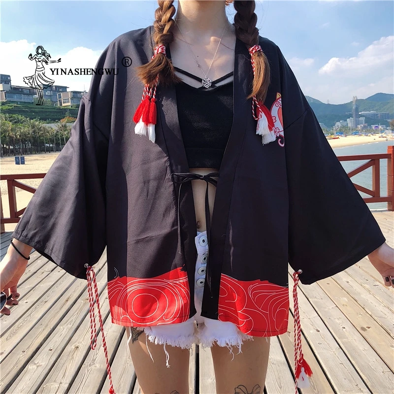 Kimono Cardigan Women Japanese Lucky Cat Print Shirt Yukata Femal Asian Kimonos Cosplay Costume Harajuku Summer Beach Casual Top
Kimono Cardigan Women Japanese Lucky Cat Print Shirt Yukata Femal Asian Kimonos Cosplay Costume Harajuku Summer Beach Casual Top