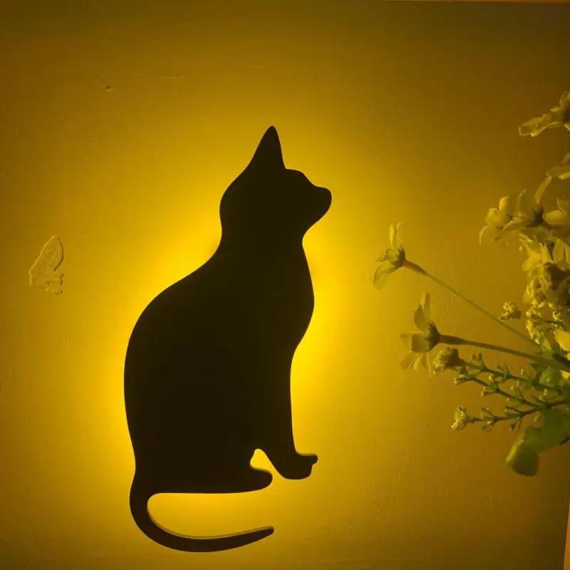 Voice Controlled Night Led Light Silhouette Shadow Led Projection Cat Christmas Wall Lighting Intdoor
Voice Controlled Night Led Light Silhouette Shadow Led Projection Cat Christmas Wall Lighting Intdoor