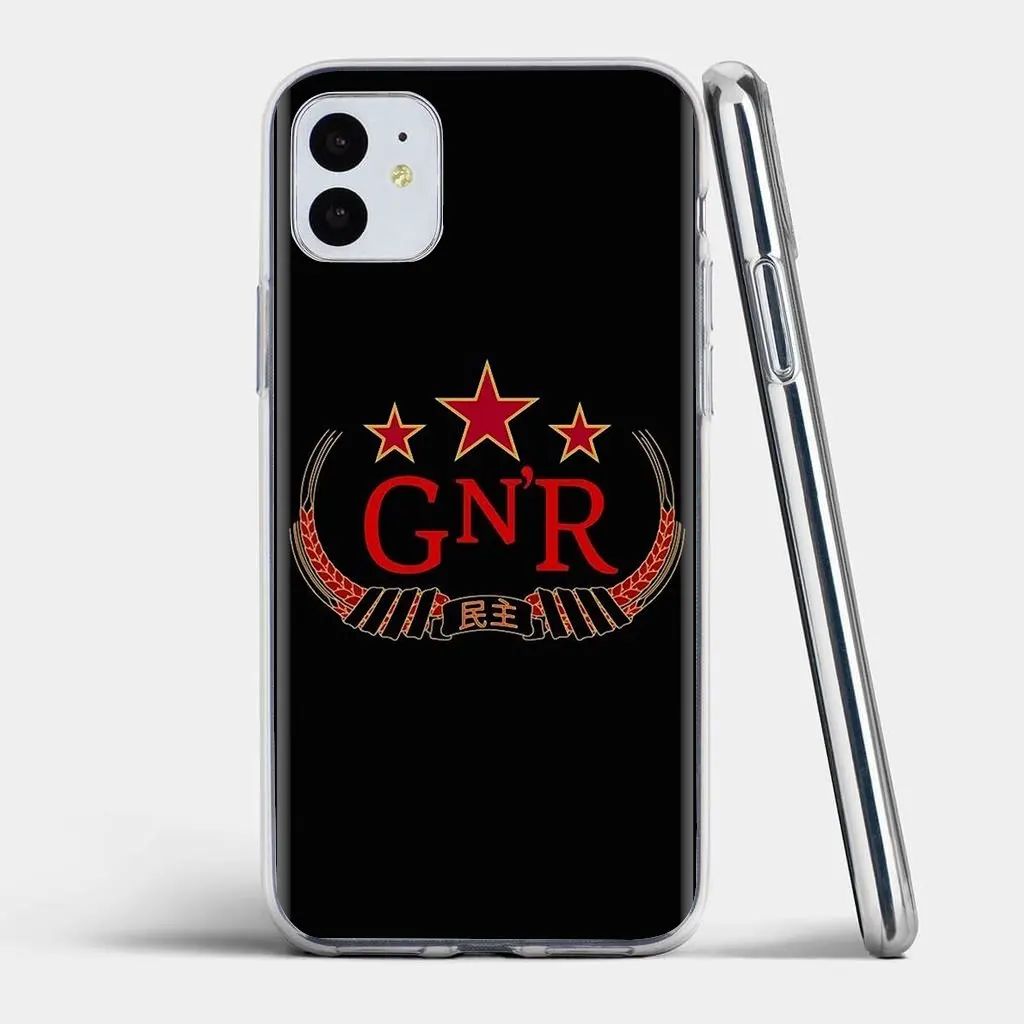Для samsung Galaxy Note 2 3 4 5 8 9 S2 S3 S4 S5 мини S6 S7 край S8 S9 плюс guns n roses музыка в стиле ретро на