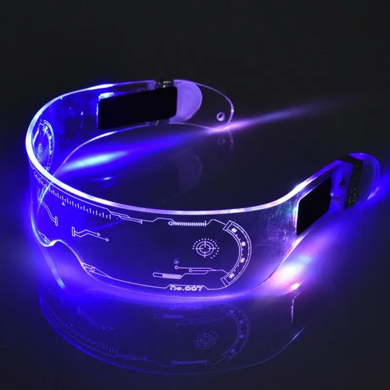 Colorful LED Wire Luminous Glasses Neon Party Cool Light Up Visor Eyeglasses Bengdi Glasses Sense Of Technology Cycling Glasses
Colorful LED Wire Luminous Glasses Neon Party Cool Light Up Visor Eyeglasses Bengdi Glasses Sense Of Technology Cycling Glasses