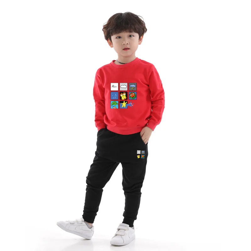 Kids Clothes Boys Sets Children's Clothing Spring Autumn Long Sleeve Sweater Trousers Suit Casual Cartoon Cotton Clothes Student
Kids Clothes Boys Sets Children's Clothing Spring Autumn Long Sleeve Sweater Trousers Suit Casual Cartoon Cotton Clothes Student