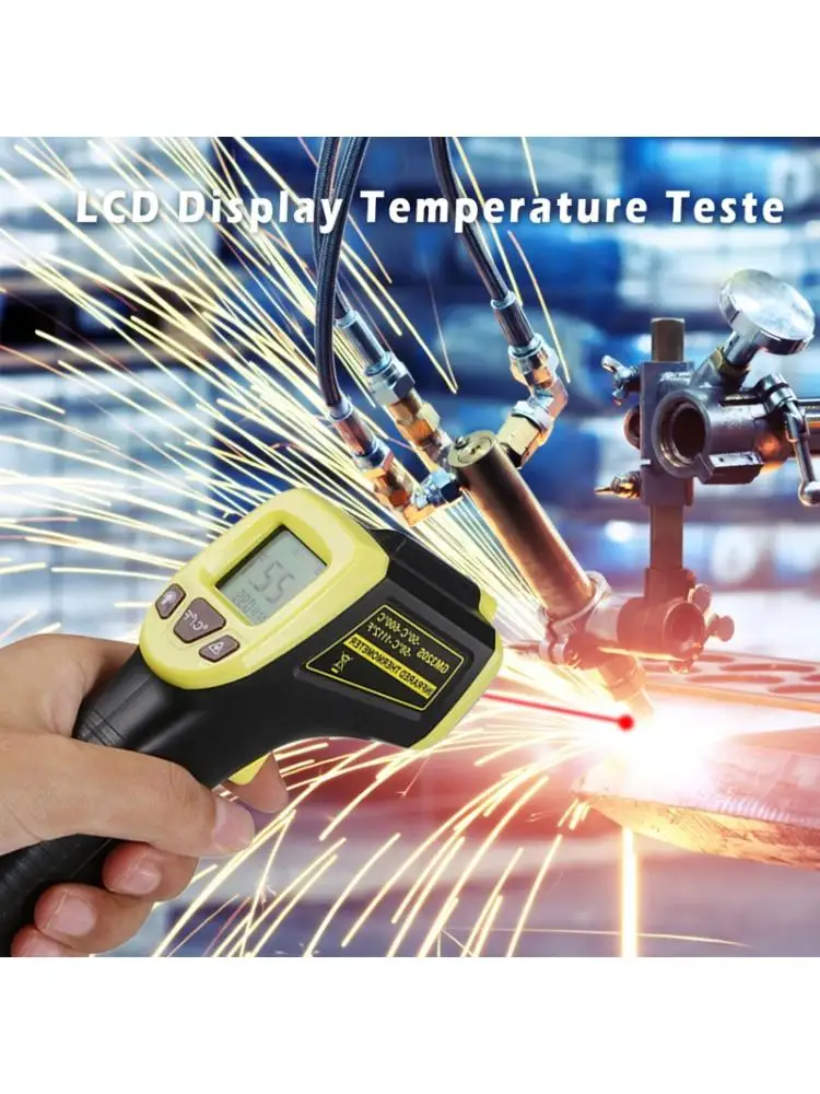 GM320S Non-Contact Industrial Infrared Thermometer IR High Temperature Gun -50~600 / -58~1112 LCD Laser-Pointer
GM320S Non-Contact Industrial Infrared Thermometer IR High Temperature Gun -50~600 / -58~1112 LCD Laser-Pointer