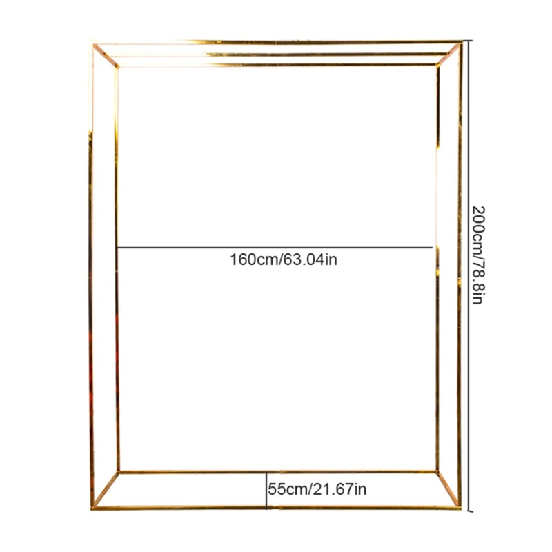 2022New Electroplating gold Wedding Arch Set Background Decoration Flower Stand Party Outdoor Balloon Arch Irregular Shape Stand
2022New Electroplating gold Wedding Arch Set Background Decoration Flower Stand Party Outdoor Balloon Arch Irregular Shape Stand