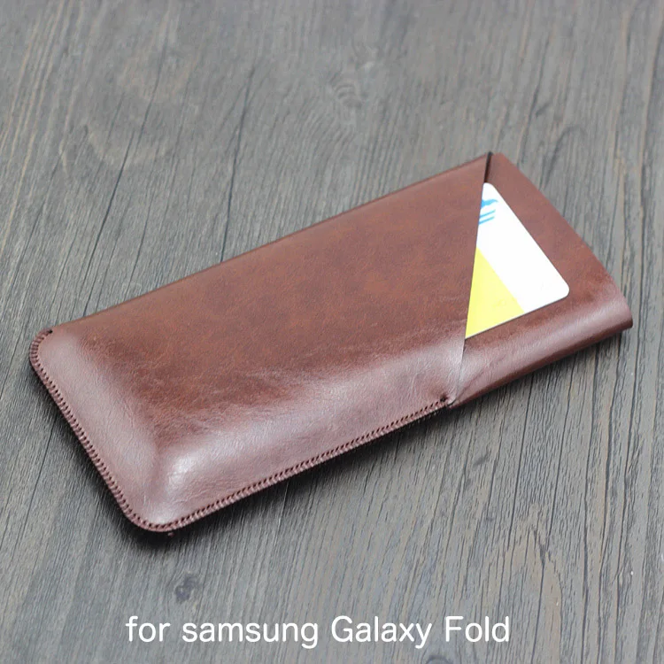 Fold Double layer Universal Fillet holster Phone Straight leather case retro for samsung Galaxy Fold pouch
Fold Double layer Universal Fillet holster Phone Straight leather case retro for samsung Galaxy Fold pouch