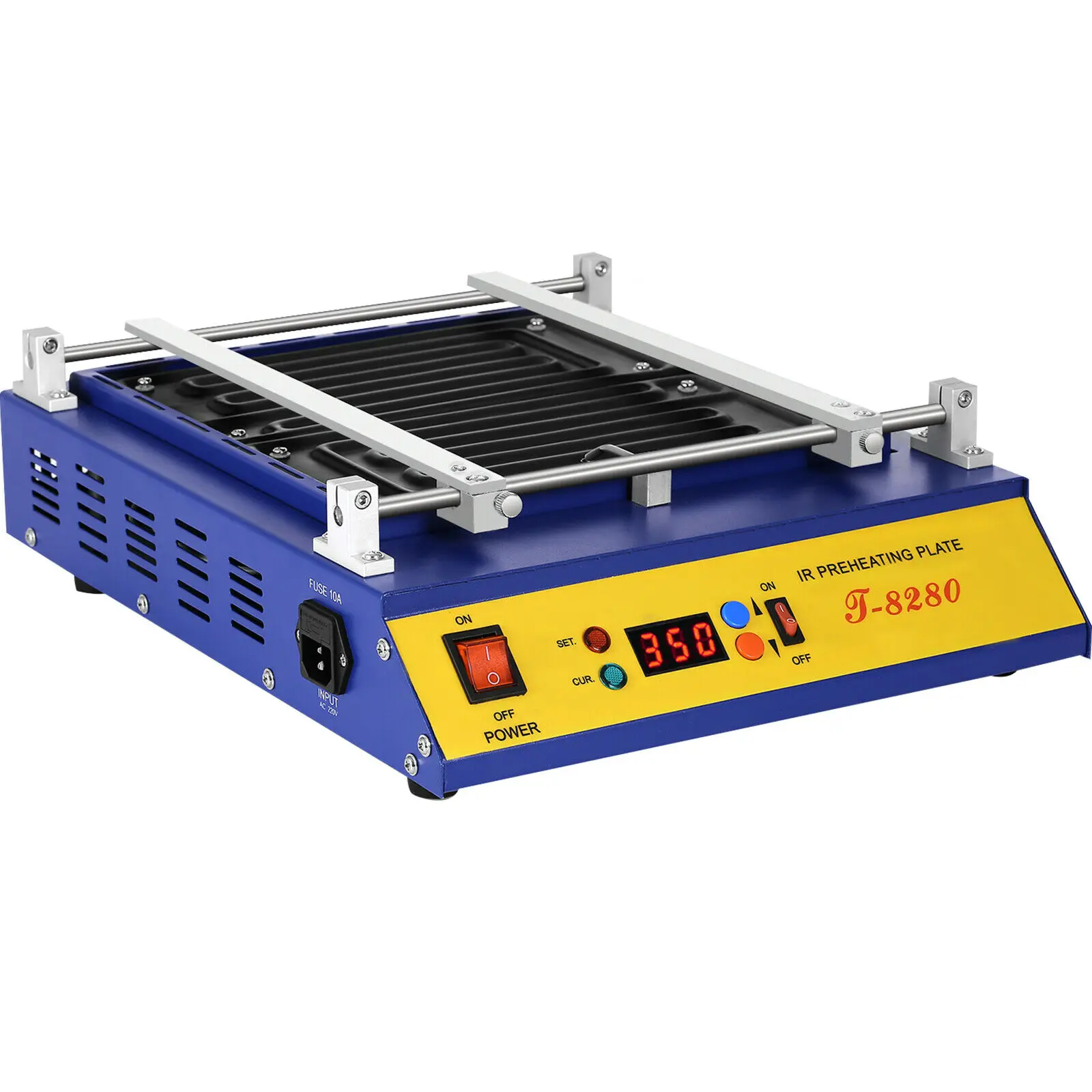 VEVOR T8280 PCB Board Preheater Hot Plate 0-450℃ Celsius Solder Repair BGA Soldering Rework Station 1600W IR Preheating Oven
VEVOR T8280 PCB Board Preheater Hot Plate 0-450℃ Celsius Solder Repair BGA Soldering Rework Station 1600W IR Preheating Oven