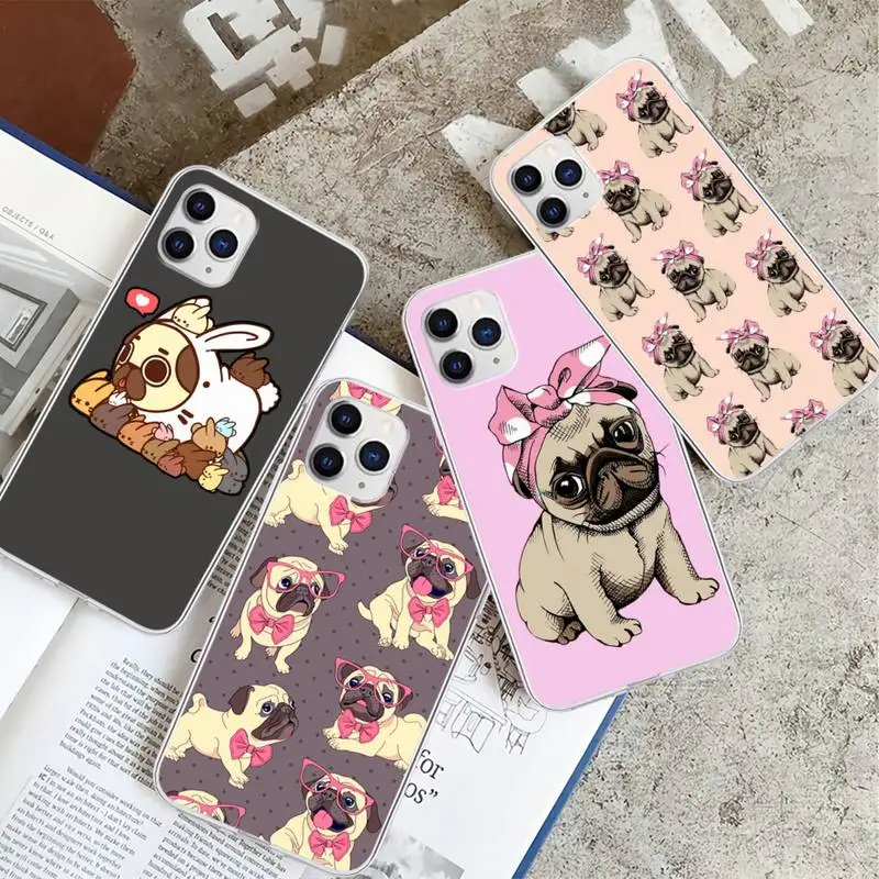 Drop Shipping Cute Pug Dog Transparent Mobile Phone Case Cover For Huawei P20 P40 Lite P30 Pro P Smart 2019 Honor 10 10i 20 Lite
Drop Shipping Cute Pug Dog Transparent Mobile Phone Case Cover For Huawei P20 P40 Lite P30 Pro P Smart 2019 Honor 10 10i 20 Lite