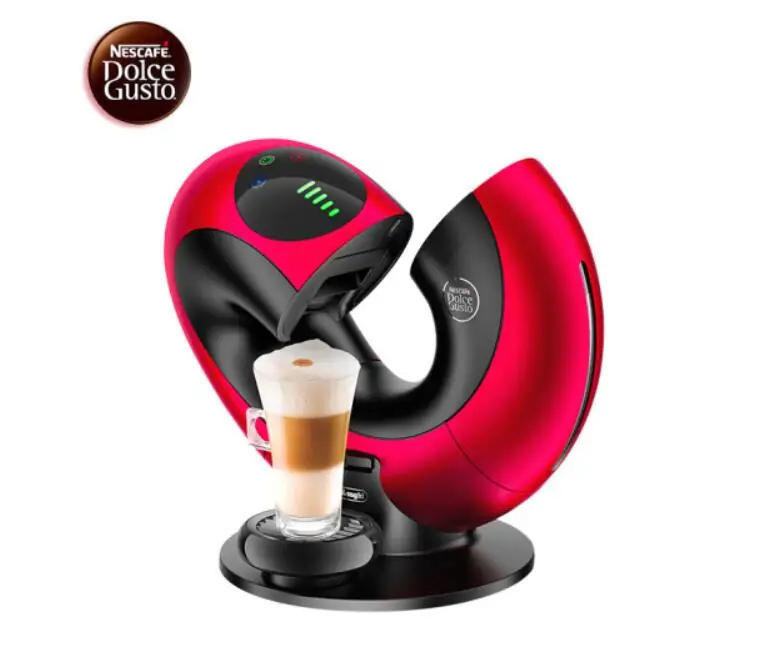 

Капсульная кофемашина Nestle Nescafe Dolce Gusto EDG736, бытовой аппарат для приготовления кофе эспрессо, молочной пены, с умным прикосновением, Eclipse red, 6 ч...