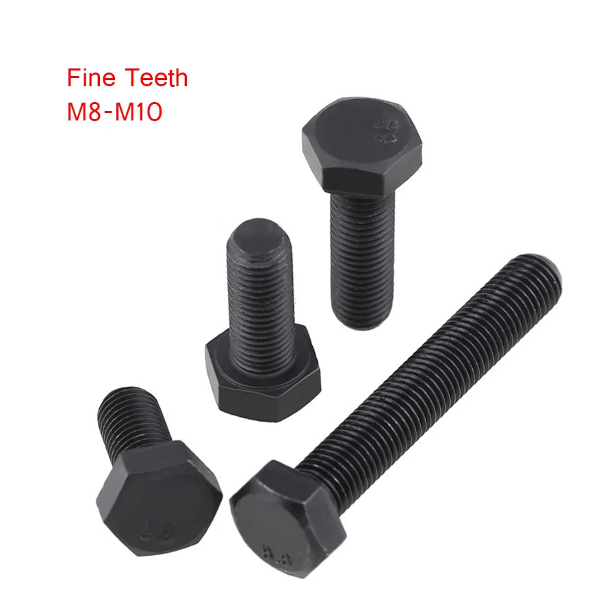 2/5PCS M8 M10 Fine Thread Hex Screws High Strength Fine Teeth External Hexagon Screw Bolts DIN933/Grade 8.8
2/5PCS M8 M10 Fine Thread Hex Screws High Strength Fine Teeth External Hexagon Screw Bolts DIN933/Grade 8.8