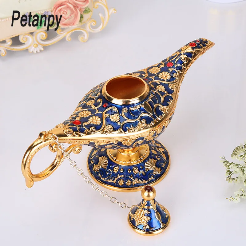Aladdin Lamp Traditional Hollow Out Fairy Tale Magic Aladdin Wishing Genie Lamp Tea Pot Retro Home Decoration Accessories
Aladdin Lamp Traditional Hollow Out Fairy Tale Magic Aladdin Wishing Genie Lamp Tea Pot Retro Home Decoration Accessories