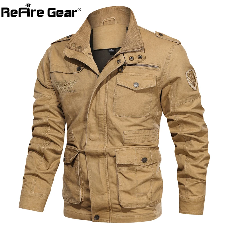 ReFire Gear Winter Military Tactical Jackets Men Air Force Army Bomber Jackets Male Warm Windproof Casual Cotton Cargo Jackets
ReFire Gear Winter Military Tactical Jackets Men Air Force Army Bomber Jackets Male Warm Windproof Casual Cotton Cargo Jackets