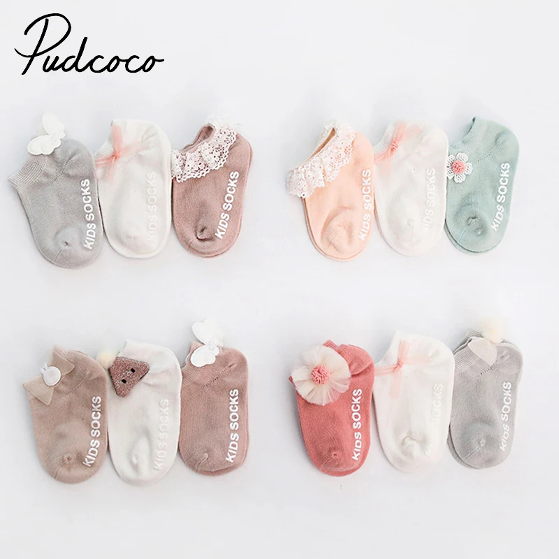 3 пары/комплект, Детские хлопковые носки с кружевом
3 пары/комплект, Детские хлопковые носки с кружевом