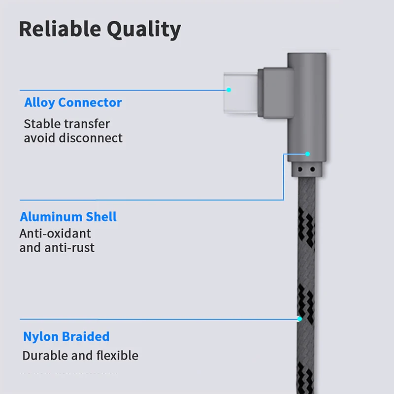 20cm 2.4A Fast Charging Cable Elbow Line USB to Type C Short Micro USB C Data Cables For Samsung Huawei Xiaomi All Smart Phones
20cm 2.4A Fast Charging Cable Elbow Line USB to Type C Short Micro USB C Data Cables For Samsung Huawei Xiaomi All Smart Phones