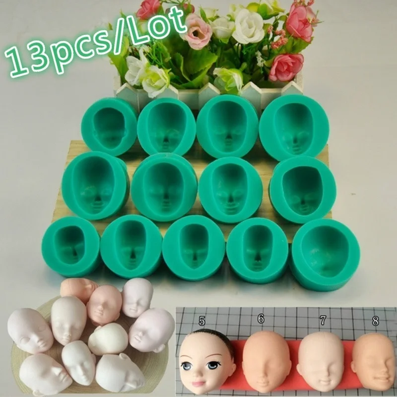 Силиконовая форма для лица с 13 рисунками, 3d-куклы, губка для помадки, инструмент для выпечки, Детская форма для лица, помадка для украшения то...
Силиконовая форма для лица с 13 рисунками, 3d-куклы, губка для помадки, инструмент для выпечки, Детская форма для лица, помадка для украшения то...