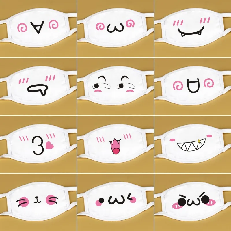 Korean Lovely White Anti Dust Mask Kawaii Cotton Mouth Mask Cute Unisex Cartoon Mouth Muffle Flu Face Mask Bear Mask Washable
Korean Lovely White Anti Dust Mask Kawaii Cotton Mouth Mask Cute Unisex Cartoon Mouth Muffle Flu Face Mask Bear Mask Washable