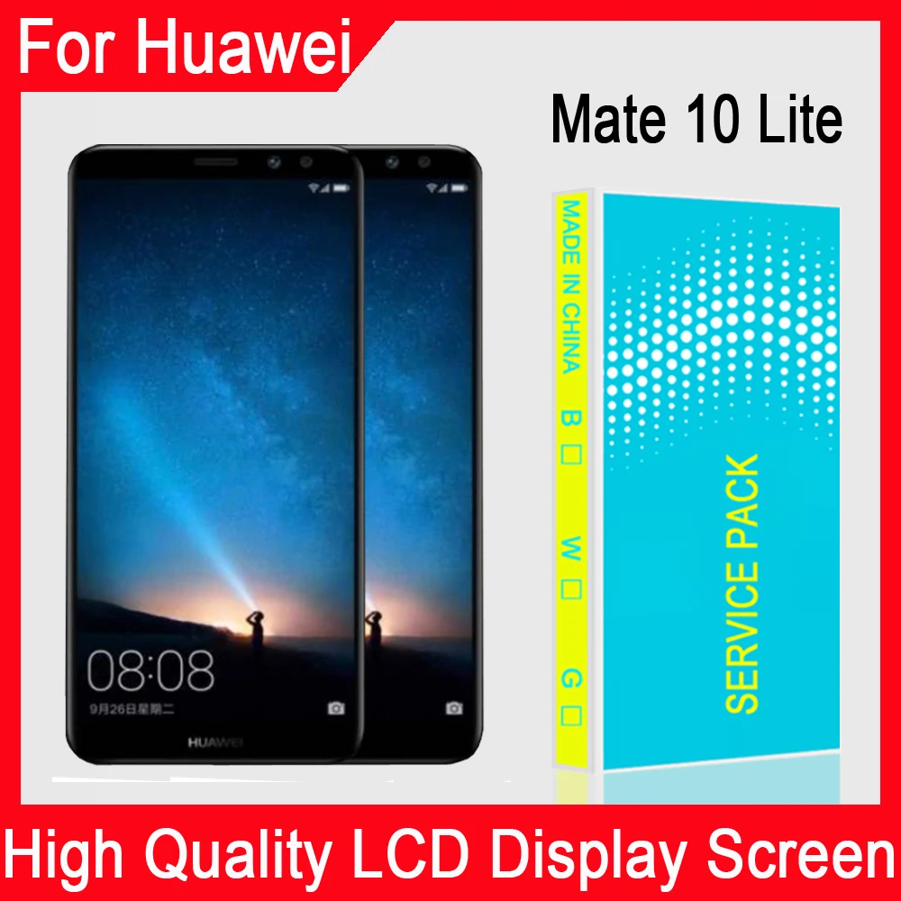 ЖК дисплей 5 9 дюйма для Huawei Mate 10 Lite сенсорный экран с дигитайзером в сборе Nova 2i