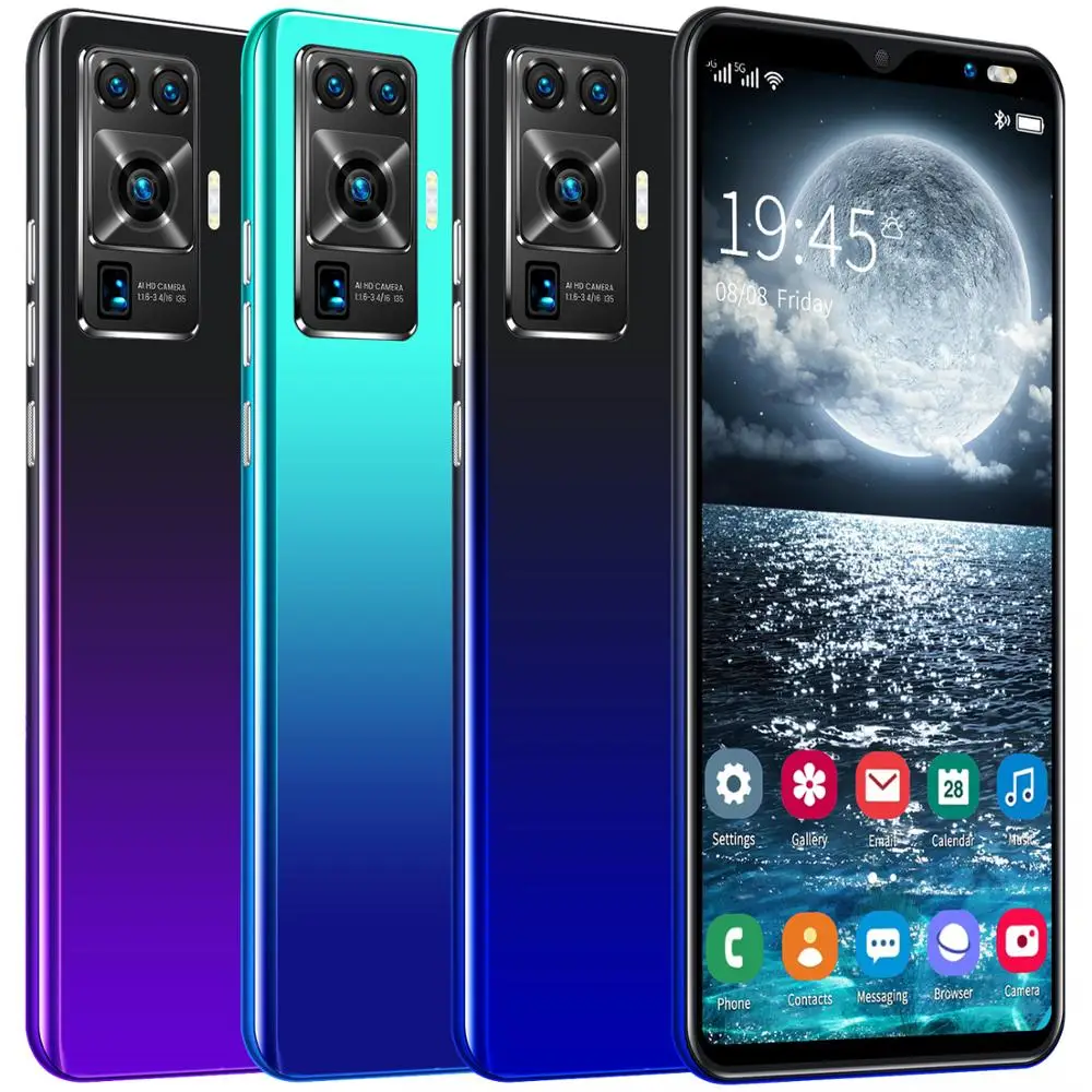 

X50 mini 5.8 Inch Full Screen 4800mAh 8+16MP Andriod Phones 8 Core Dual SIM Cellphones 4GB+64GB Smartphones 3D Glass Plated
