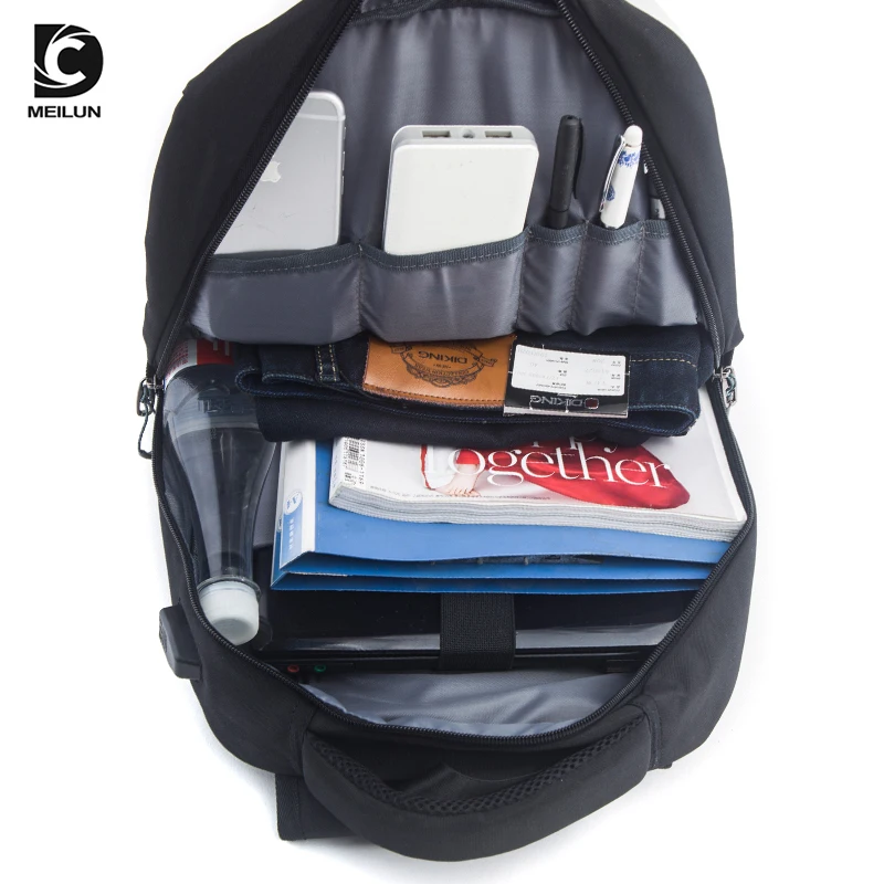 Мужской водонепроницаемый рюкзак для ноутбука DC.Meilun с защитой от кражи