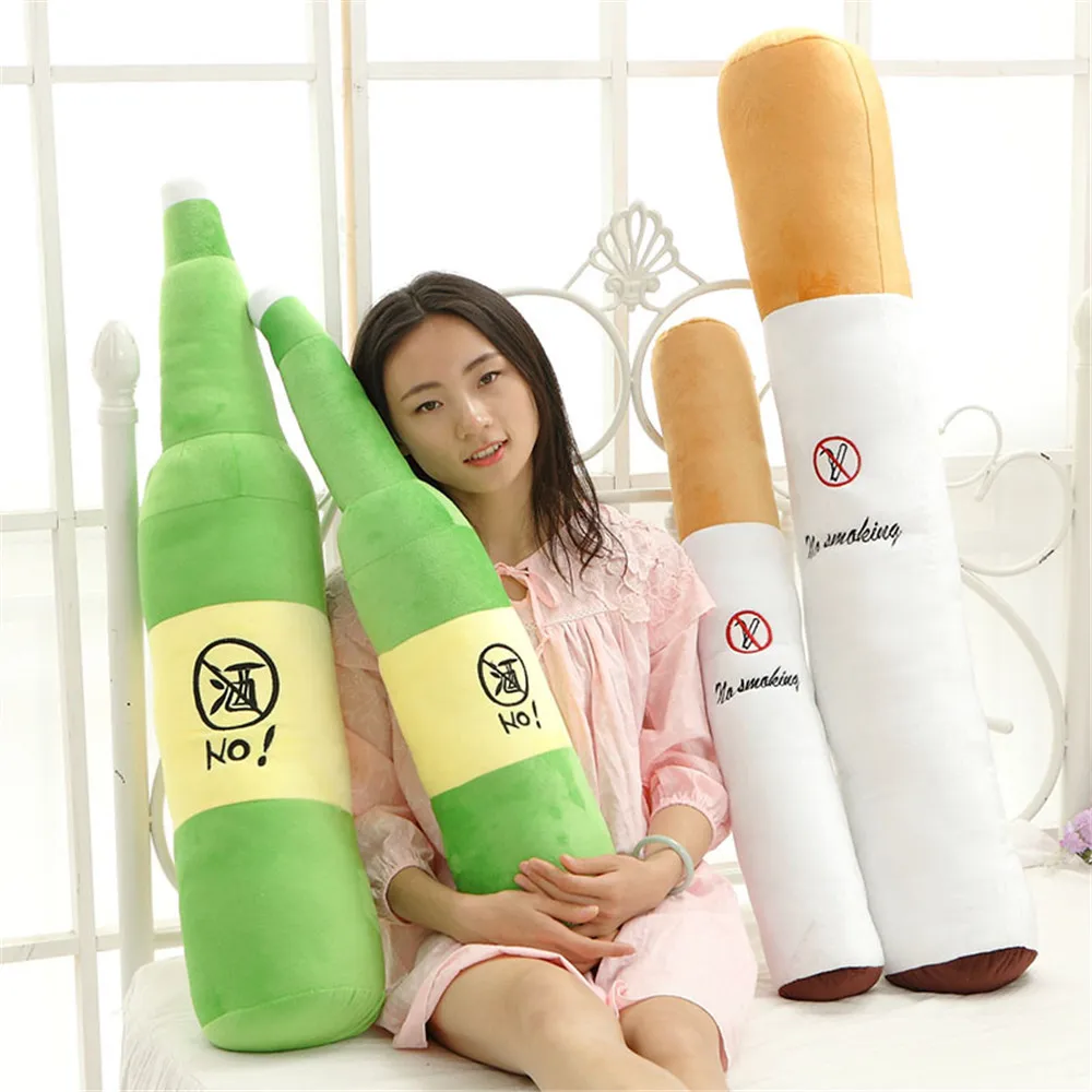 Creative Spoof Plush Toy Doll Doll Wine Bottle Simulation Cigarette Big Pillow Boy Birthday Gift for Boyfriend Christmas Gift
Creative Spoof Plush Toy Doll Doll Wine Bottle Simulation Cigarette Big Pillow Boy Birthday Gift for Boyfriend Christmas Gift