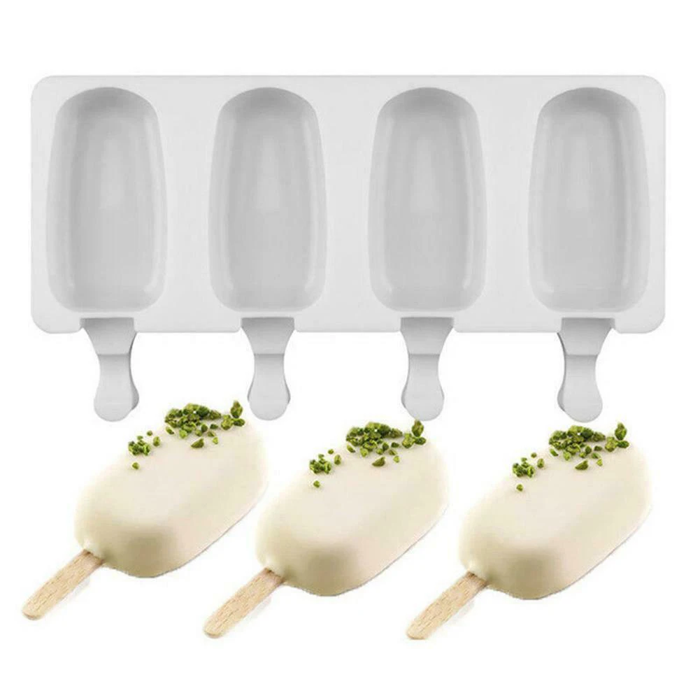 Silicone Ice Cream Mold DIY Homemade Popsicle Molds Freezer Juice 4 Cell Maker Children Mould Lolly Tray Kitchen Accessories
Silicone Ice Cream Mold DIY Homemade Popsicle Molds Freezer Juice 4 Cell Maker Children Mould Lolly Tray Kitchen Accessories