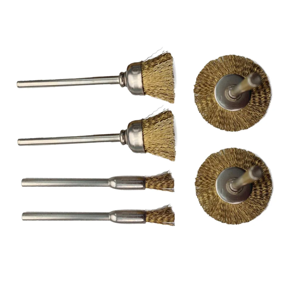6pcs/Set Wire Brushes Kit Bowl Type 15mm Straight Type 8mm T Type 22mm For Mechanical Equipment Or Steel, Steel Rust Polished
6pcs/Set Wire Brushes Kit Bowl Type 15mm Straight Type 8mm T Type 22mm For Mechanical Equipment Or Steel, Steel Rust Polished