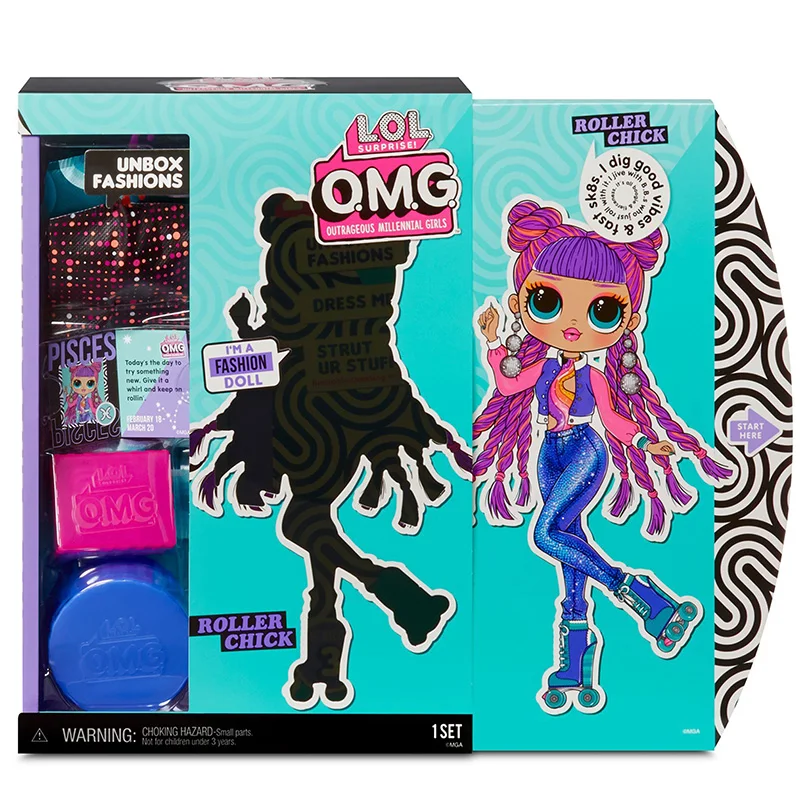 L.O.L. SURPRISE! O.M.G. Series 3 Roller Chick Fashion 20 Lol Surpris OriginalCute Blind Boxes Dolls Anime Figures Girl For Toys
L.O.L. SURPRISE! O.M.G. Series 3 Roller Chick Fashion 20 Lol Surpris OriginalCute Blind Boxes Dolls Anime Figures Girl For Toys