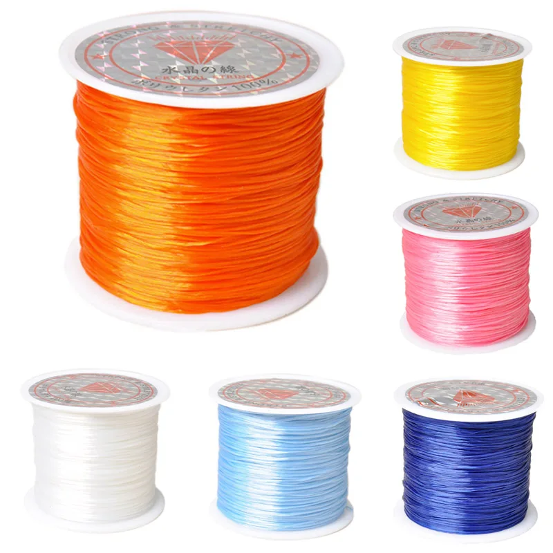 50Meters/Roll Elastic Beading Cord Colour Mixed Stretch Thread String Bracelet Necklace Nylon Cord For DIY Jewelry Making
50Meters/Roll Elastic Beading Cord Colour Mixed Stretch Thread String Bracelet Necklace Nylon Cord For DIY Jewelry Making