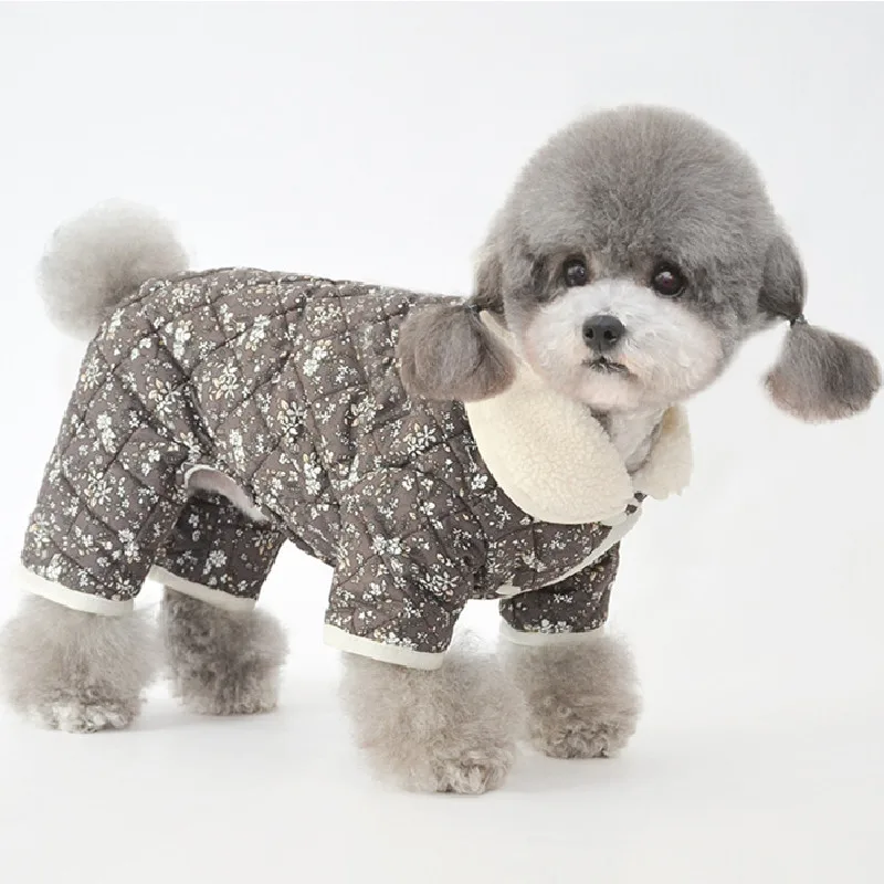 Cute Floral Dog Jumpsuit Warm Winter Pet Clothes Dog Clothing Puppy Apparel Small Dog Costumes Pomeranian Yorkie Poodle Clothing
Cute Floral Dog Jumpsuit Warm Winter Pet Clothes Dog Clothing Puppy Apparel Small Dog Costumes Pomeranian Yorkie Poodle Clothing