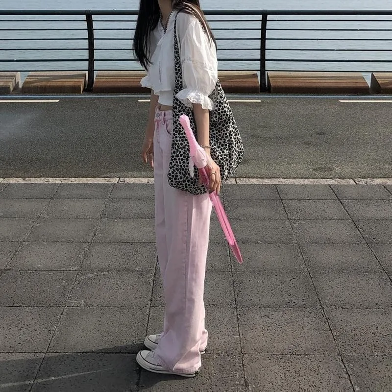 QWEEK Pink Women Jeans Pants Tie Dye Vintage Baggy Jeans High Waist Wide Leg Jeans E Girl Oversize Streetwear Denim Female Pants
QWEEK Pink Women Jeans Pants Tie Dye Vintage Baggy Jeans High Waist Wide Leg Jeans E Girl Oversize Streetwear Denim Female Pants