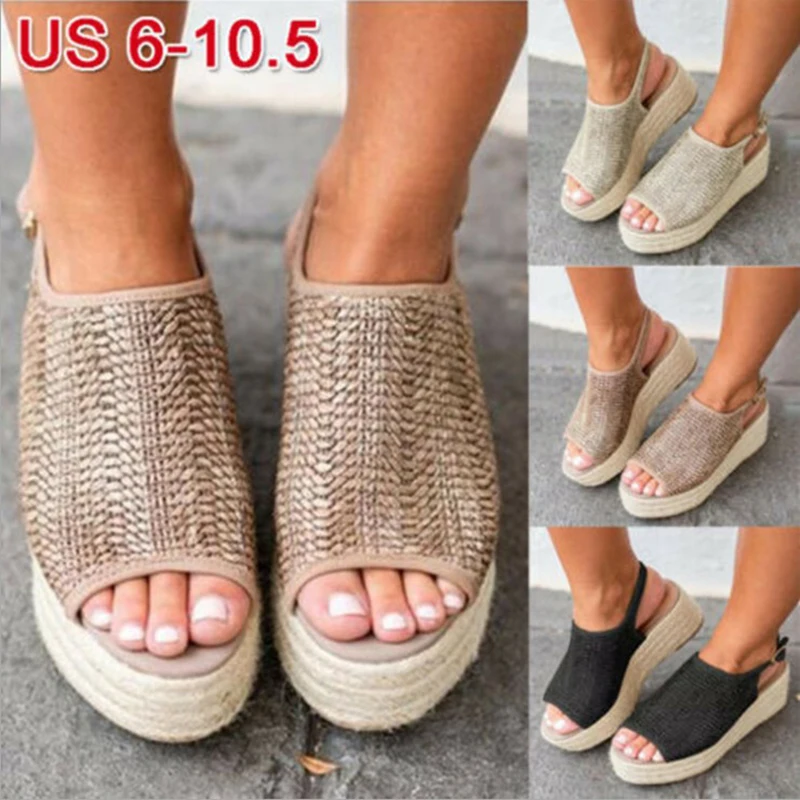 2020 New Dapo Heel Women's Sandals Light Bottom Hemp Rope Knitted Breathable Fish Mouth Sandals Women
2020 New Dapo Heel Women's Sandals Light Bottom Hemp Rope Knitted Breathable Fish Mouth Sandals Women