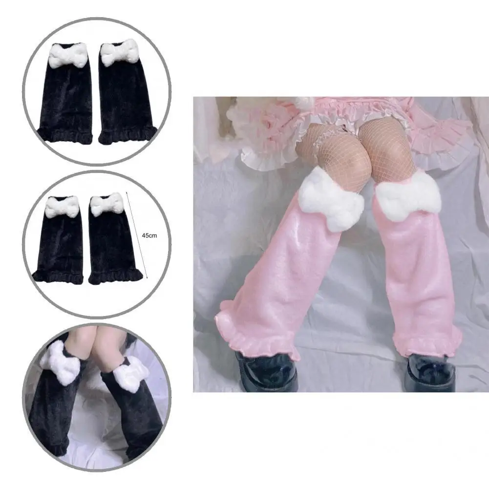 Elastic 1 Pair Casual Bow Leg Warmer Socks Loose Leg Warmers Super Soft for Outdoor
Elastic 1 Pair Casual Bow Leg Warmer Socks Loose Leg Warmers Super Soft for Outdoor