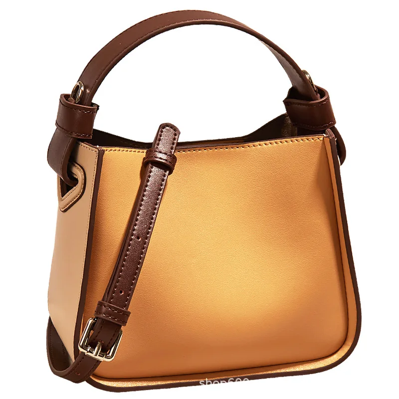 2021 new summer small bag French niche design female bag bucket bag contrast color foreign style slung leather
2021 new summer small bag French niche design female bag bucket bag contrast color foreign style slung leather
