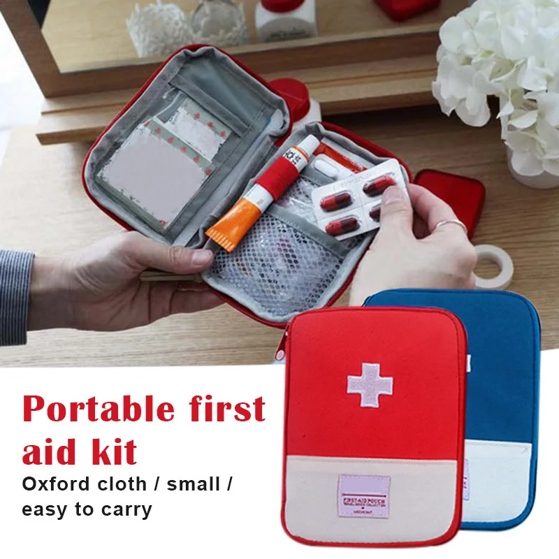 

Портативная сумка для хранения первой помощи, аптечка для оказания первой помощи, уличный органайзер для выживания таблеток, экстренный па...