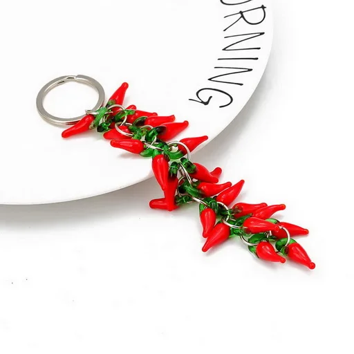 Fashion Personality New Red Pepper Charm Key Chain Car Key Ring Key Chain Car Wall Hanging For Unisex
Fashion Personality New Red Pepper Charm Key Chain Car Key Ring Key Chain Car Wall Hanging For Unisex