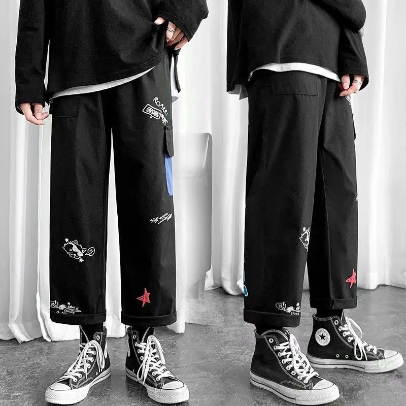 Summer pants men thin fashion printed loose male student straight handsome all-match Hong Kong-style casual sports trousers
Summer pants men thin fashion printed loose male student straight handsome all-match Hong Kong-style casual sports trousers