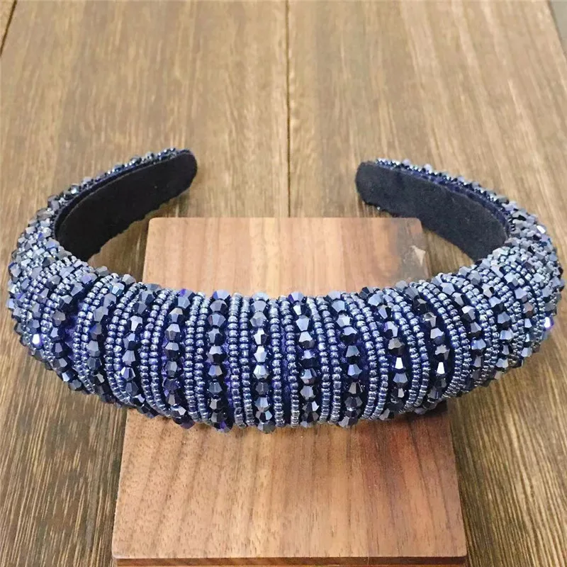 2021 New Baroque Sparkly Padded Rhinestones Headbands Full Crystal Hairbands Wide Diamond Headwear Hair Accessories Women Gift
2021 New Baroque Sparkly Padded Rhinestones Headbands Full Crystal Hairbands Wide Diamond Headwear Hair Accessories Women Gift