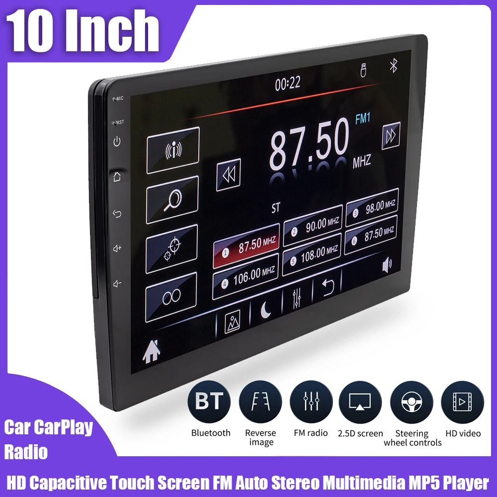 Универсальный автомобильный FM-плеер, Android 9,1, 4G, GPS-навигация 
Универсальный автомобильный FM-плеер, Android 9,1, 4G, GPS-навигация