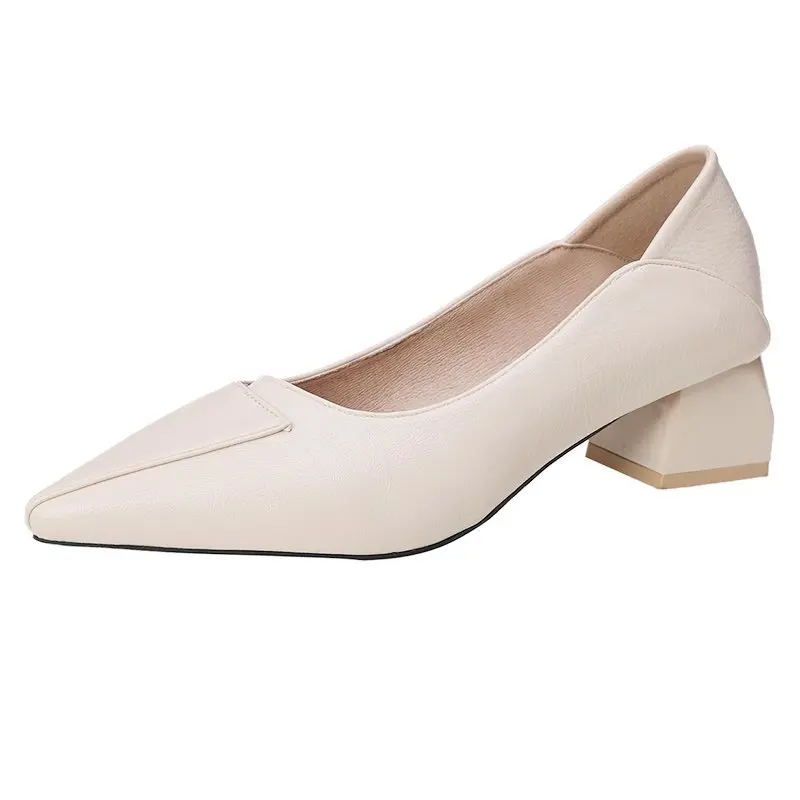 WDHKUN 4CM Fashion Leather Heels Shoes Women Med Square Heel Pointed Toe Slip on Office Lady Work Heels Pumps Spring Autumn
WDHKUN 4CM Fashion Leather Heels Shoes Women Med Square Heel Pointed Toe Slip on Office Lady Work Heels Pumps Spring Autumn