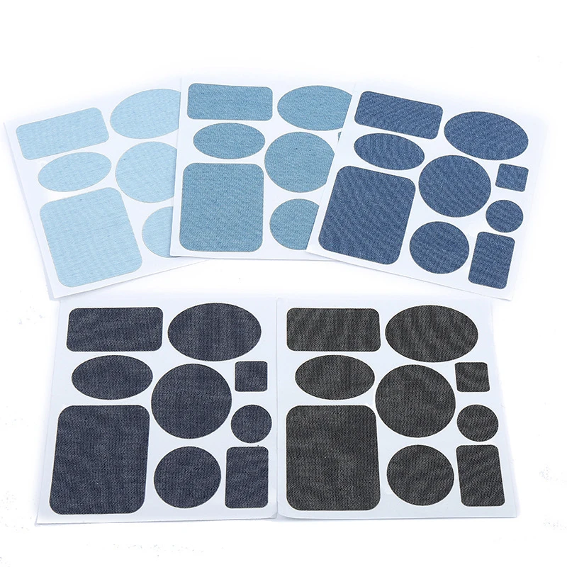 Self-adhesive Denim Patches For Clothes Diy Stripes Iron On Appliques Jeans Pants Knee Clothing Stickers Elbow Badge Jeans Patch
Self-adhesive Denim Patches For Clothes Diy Stripes Iron On Appliques Jeans Pants Knee Clothing Stickers Elbow Badge Jeans Patch