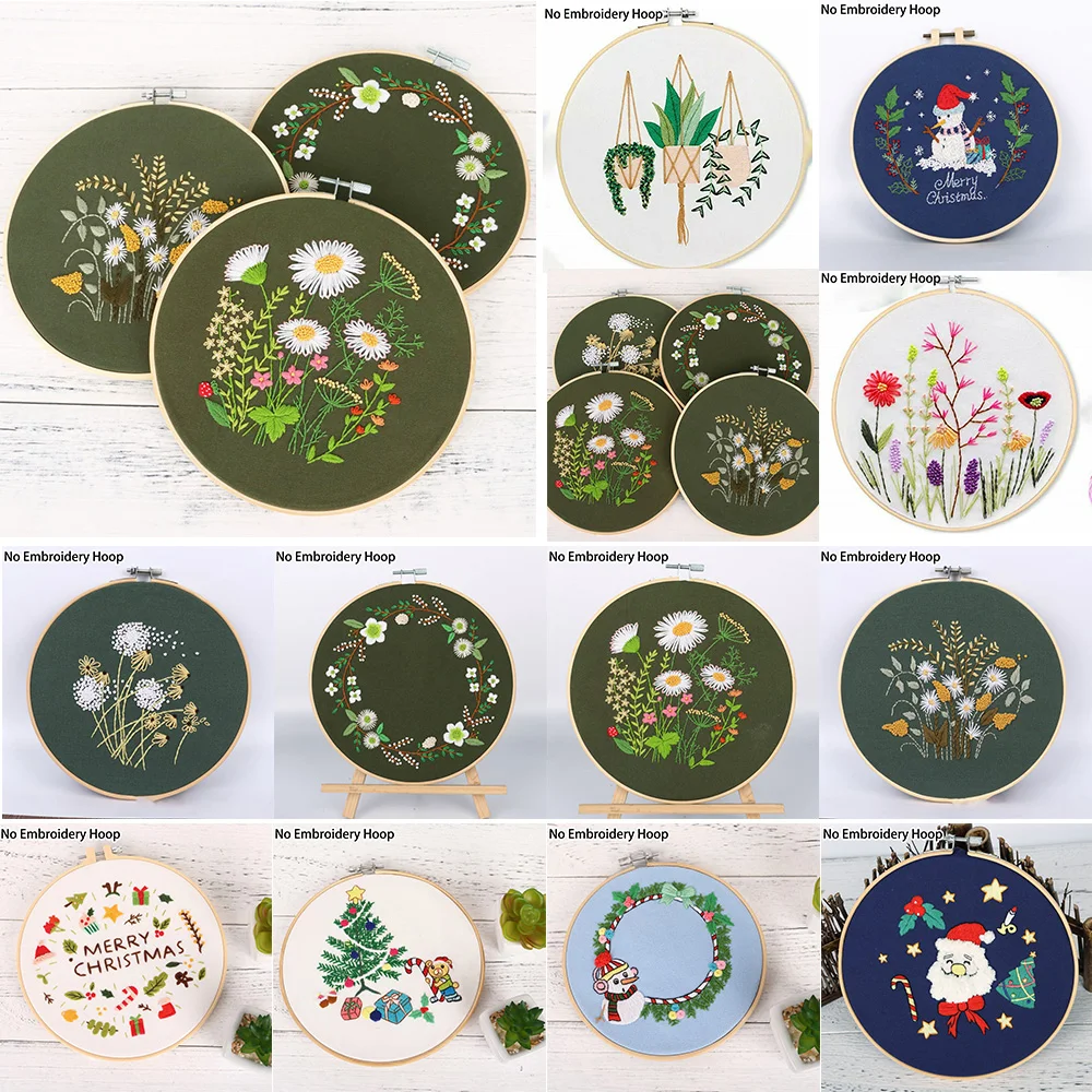 1PCS Embroidery Kit Pre-Printed Floral Pattern Pattern Cross Stitch DIY Needlework Kit Tools Beginner Embroidery Starter Set
1PCS Embroidery Kit Pre-Printed Floral Pattern Pattern Cross Stitch DIY Needlework Kit Tools Beginner Embroidery Starter Set