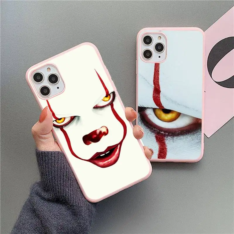 Pennywise Clown Float It Horror Phone Case Pink Candy Color for iPhone 11 12 mini pro XS MAX 8 7 6 6S Plus X SE 2020 XR
Pennywise Clown Float It Horror Phone Case Pink Candy Color for iPhone 11 12 mini pro XS MAX 8 7 6 6S Plus X SE 2020 XR