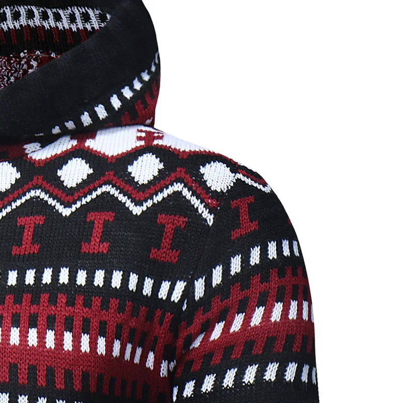 Men's Wool Hooded Pullover Autumn Winter Wear Thick Print Pacthwork Long Sleeve Clothes Knitted Casual Cotton Male Sweater Hot
Men's Wool Hooded Pullover Autumn Winter Wear Thick Print Pacthwork Long Sleeve Clothes Knitted Casual Cotton Male Sweater Hot
