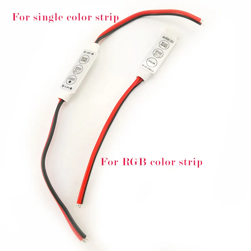 3 Keys Controller DC 12V Mini LED Strip RGB Single Color For SMD 3528/5050/5730/5630/3014 LED Strip Lights DC 12V Lighting
3 Keys Controller DC 12V Mini LED Strip RGB Single Color For SMD 3528/5050/5730/5630/3014 LED Strip Lights DC 12V Lighting