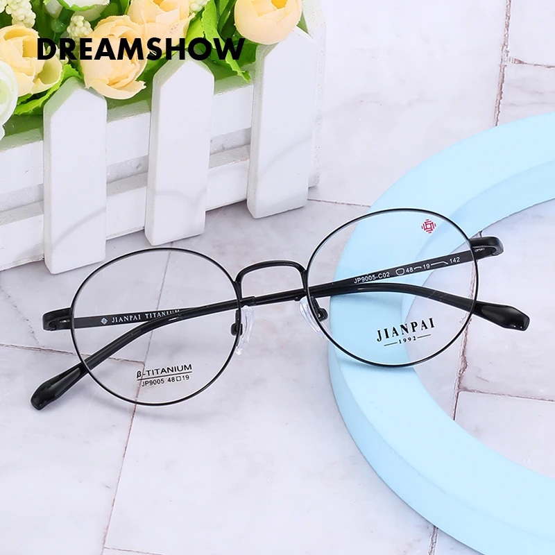 Women's Eyeglasses Frame Prescription Glasses Optical Frame Round Eyeglasses Frames Elastic Titanium Glasses Legs #JP9005
Women's Eyeglasses Frame Prescription Glasses Optical Frame Round Eyeglasses Frames Elastic Titanium Glasses Legs #JP9005