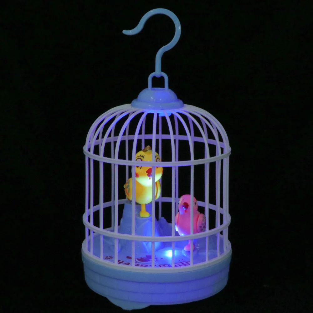 1PC Imitation Parrot Cage Electric Lighting Inductive Voice Control Bird Cage Educational for Children Kids Without
1PC Imitation Parrot Cage Electric Lighting Inductive Voice Control Bird Cage Educational for Children Kids Without