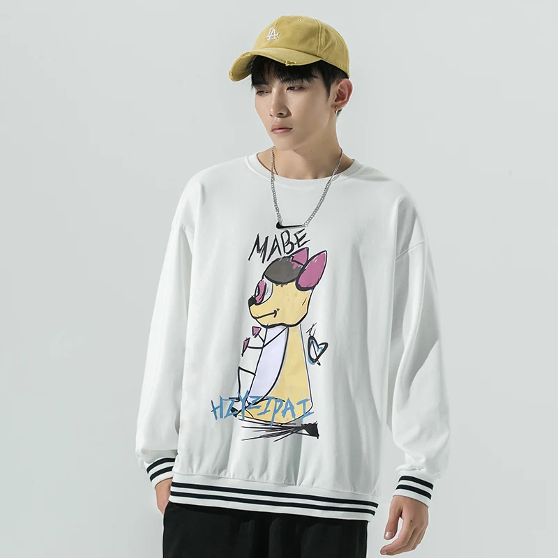 Crewneck Mens Sweatshirts Autumn Anime Male School Streetwear Boys Graphic Oversized Pullovers Teenagers Couple Clothing Z237
Crewneck Mens Sweatshirts Autumn Anime Male School Streetwear Boys Graphic Oversized Pullovers Teenagers Couple Clothing Z237