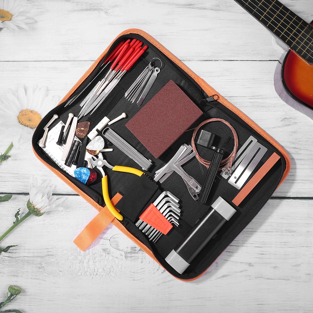 Набор инструментов Luthier для ремонта гитары, комплект инструментов, органайзер струн, экшн-линейка, измерительный инструмент с сумкой для хр...
Набор инструментов Luthier для ремонта гитары, комплект инструментов, органайзер струн, экшн-линейка, измерительный инструмент с сумкой для хр...
