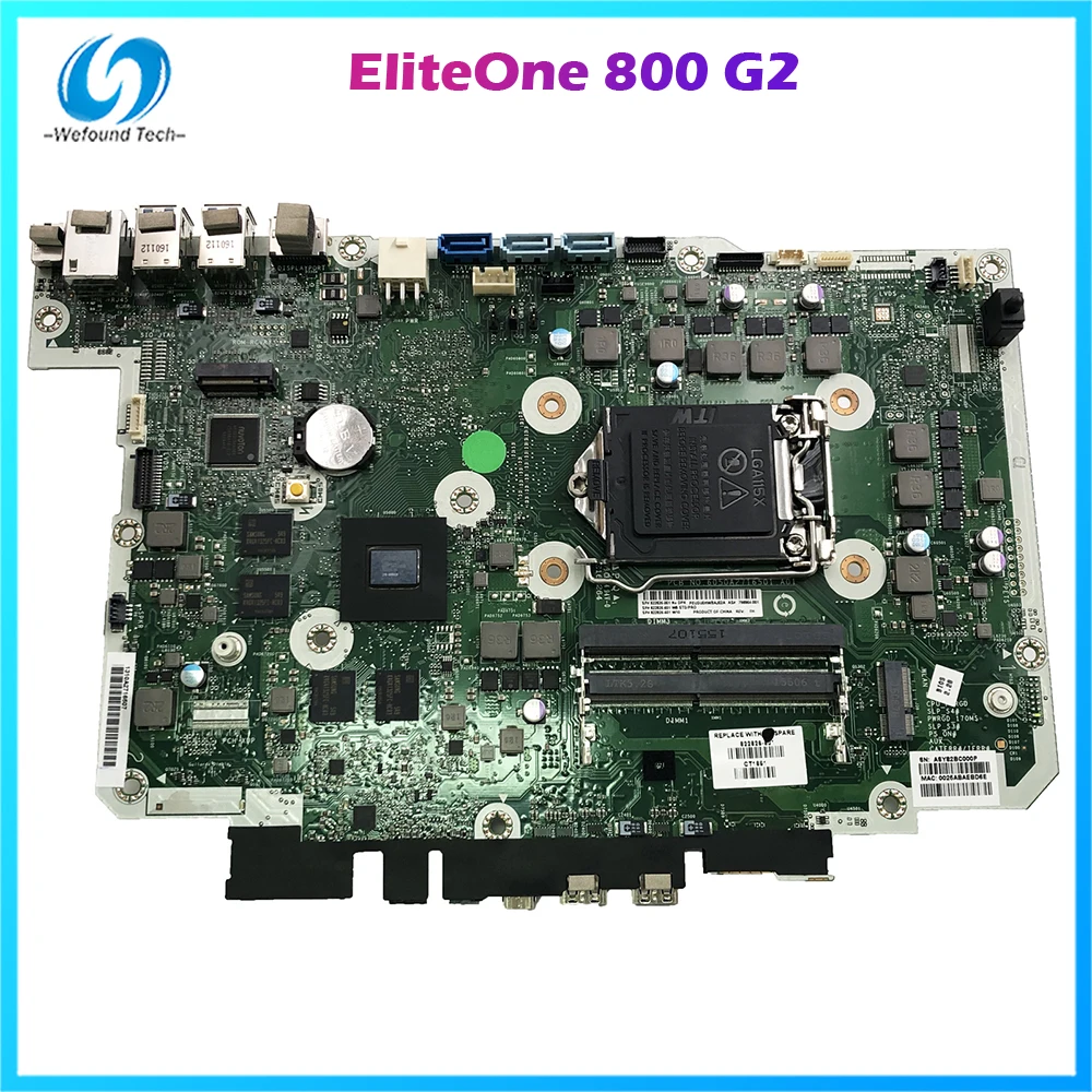Оригинальная материнская плата «Все в одном» для HP EliteOne 800 G2 822826-001 601 798964-001, Отличный тест, хорошее качество
Оригинальная материнская плата «Все в одном» для HP EliteOne 800 G2 822826-001 601 798964-001, Отличный тест, хорошее качество