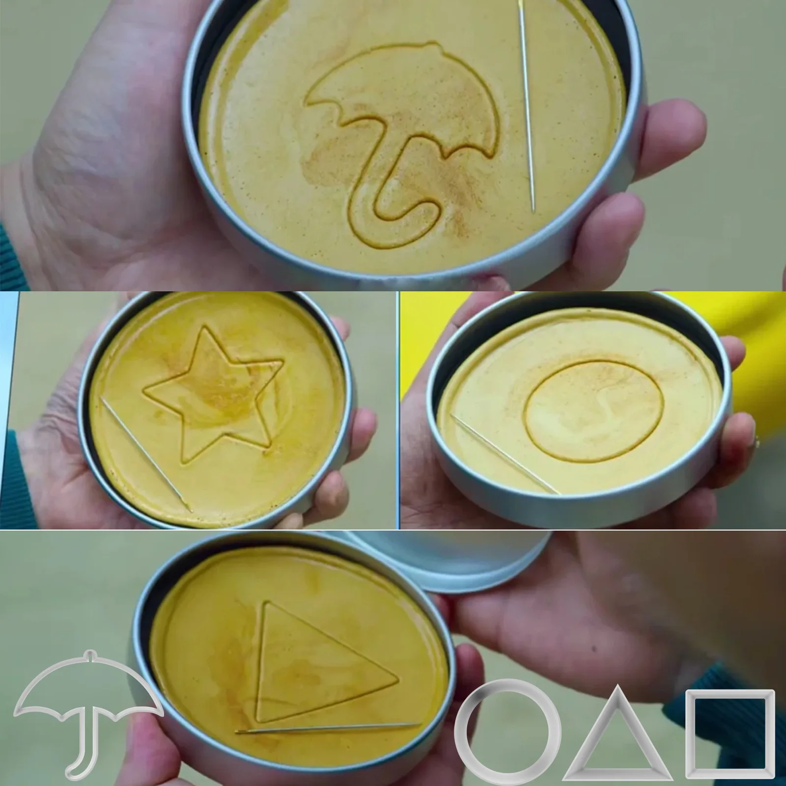 Squid Cookie Game Same Sugar Mold Cookie Cake Mold For Baking Desserts Tools Umbrella Confectionery Box New Korea Dalgona Game
Squid Cookie Game Same Sugar Mold Cookie Cake Mold For Baking Desserts Tools Umbrella Confectionery Box New Korea Dalgona Game