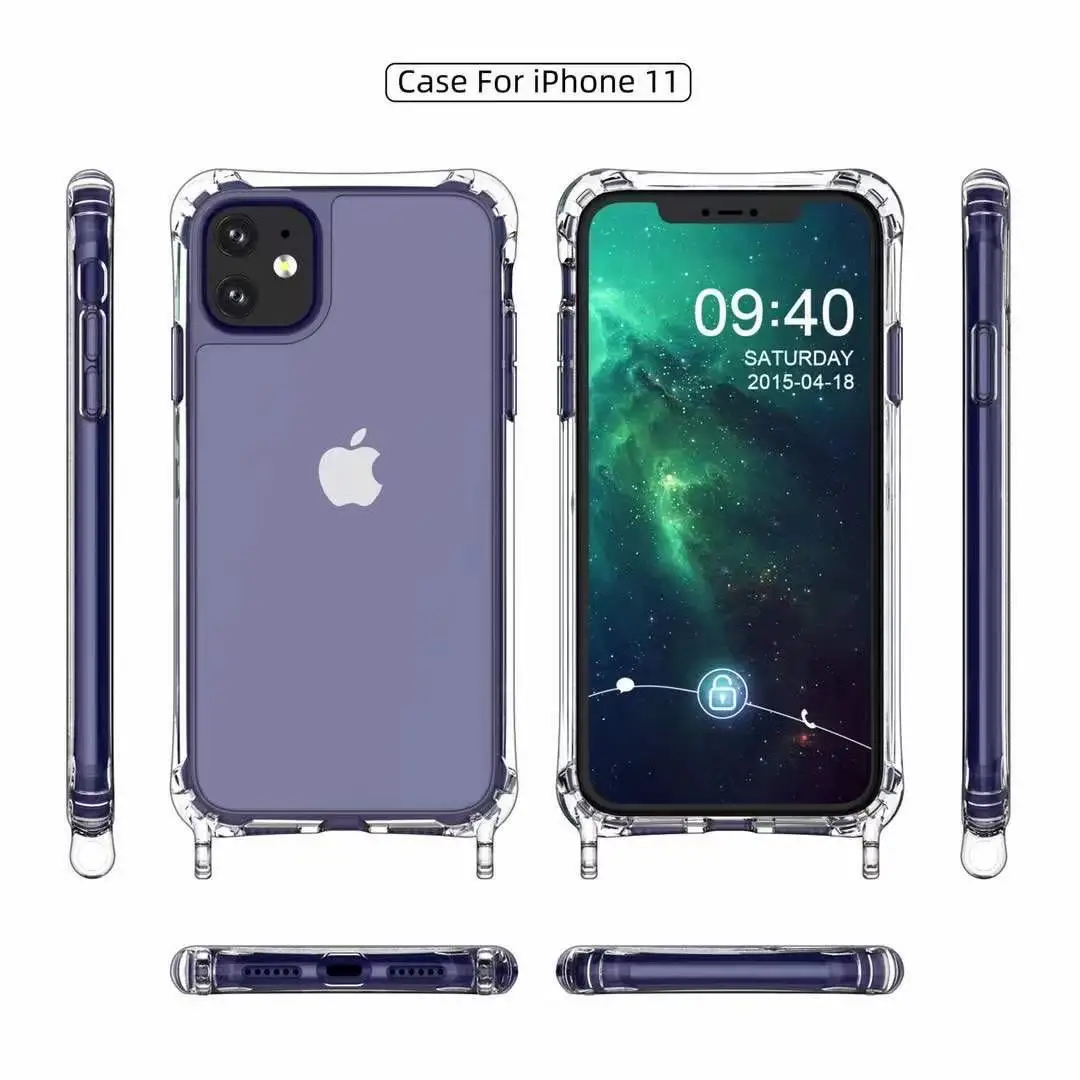 Strap Cord Chain Cover for iPhone 7 8 11 12 13 pro XS Max XR SE 2020 Necklace Lanyard Carry Crossbody Shoulder Clear Phone Case
Strap Cord Chain Cover for iPhone 7 8 11 12 13 pro XS Max XR SE 2020 Necklace Lanyard Carry Crossbody Shoulder Clear Phone Case